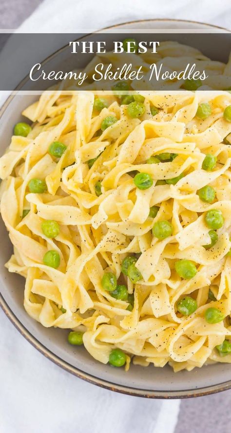 Egg Noodle Side Dish, Egg Noodle Dishes, Side Dishes For Fish, Egg Noodle Recipes, Creamy Peas, Noodle Recipes Easy, Pasta Side Dishes, Pasta Sides, Buttered Noodles