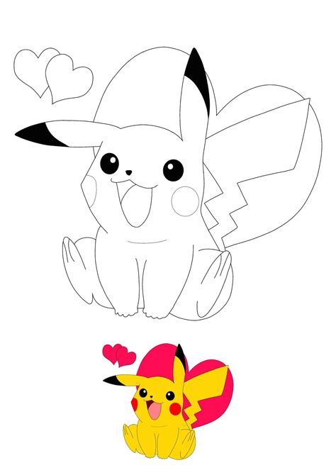 Cute Pikachu Coloring Pages - 2 Free Coloring Sheets (2020) Pikachu Coloring Page, Pikachu Pikachu, Cute Dragon Drawing, Free Printable Coloring Sheets, Cute Pikachu, Free Coloring Sheets, Pokemon Coloring Pages, Pokemon Coloring, Coloring Sheets For Kids