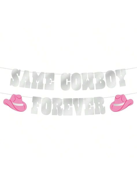 Silver  Collar  Paper   Embellished   Event & Party Supplies Same Cowboy Forever Bachelorette, Snack Pictures, Costal Cowgirl, Western Bachelorette, Bachelorette Party Decor, Party Inspo, Wedding 2024, Bach Party, Bachelorette Party Decorations