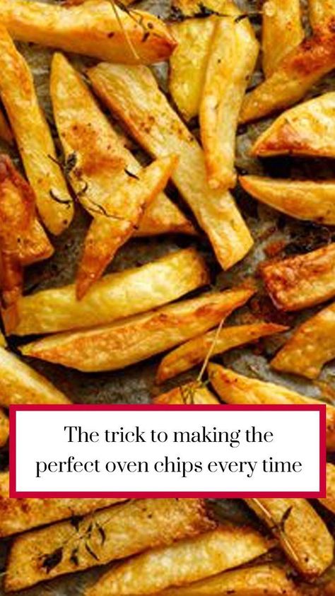 Baked Potatoes Chips In The Oven, Homemade Hot Chips, Baked Potato Chips In Oven, Fried Chips Recipe, Homemade Baked Chips, Potato Chips In Oven, Oven Chips Recipe, Oven Chips, Homemade Oven Chips