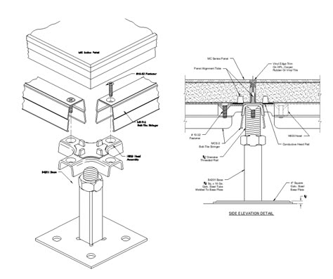 Raised floor system detail of pedestal detail elevation layout file - Cadbull Raising A Floor, Raised Floor Detail Drawing, Raised Floor Detail, Presentation Diagram, Living Room Sliding Doors, Floor Detail, Furniture Details Drawing, Catwalk Design, Raised Floor