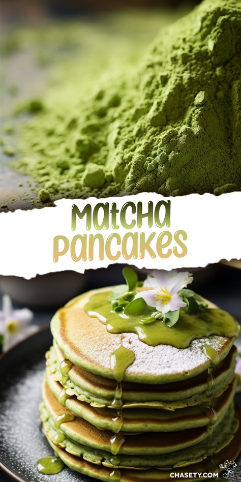 Matcha Waffles Recipe, Matcha Recipe Food, Recipes With Matcha Powder, Matcha Baking Recipes, Matcha Pancakes Recipe, Matcha Powder Recipes, Matcha Ideas, Matcha Recipe Baking, Pistachio Pancakes