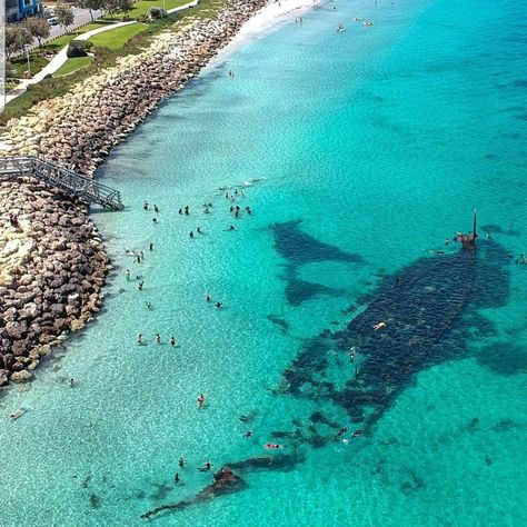 Western Australia Travel, Coogee Beach, Perth Australia, Perth Western Australia, Summer Goals, Under Water, Travel Photo, Shipwreck, Scenic Drive