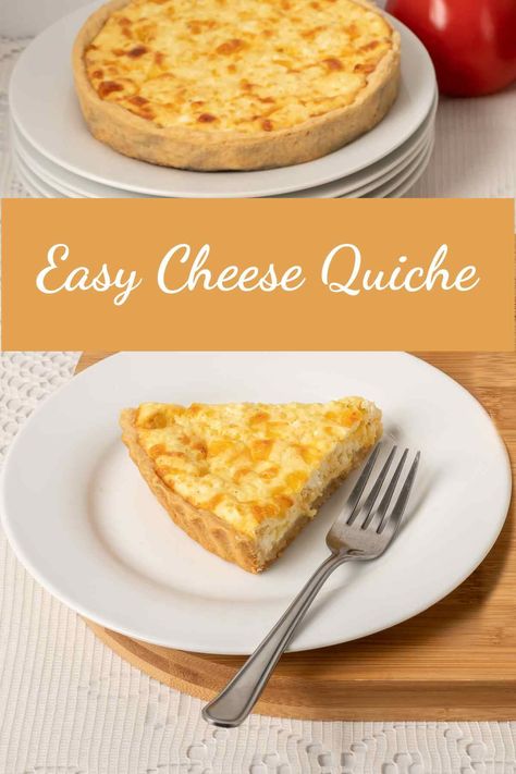 Discover the joy of making your own delicious basic cheese quiche at home! This simple recipe is perfect for breakfast or brunch. Get ready to savor every bite! Simple Quiche Recipes, Basic Quiche Recipe, How To Make Quiche, Homemade Quiche, Cheese Quiche Recipe, Quiche Recipes Easy, Cheese Quiche, Greek Salad Recipes, Easy Cheese