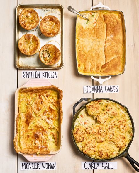 Who Wins the Title of Best Chicken Pot Pie Ever? | Kitchn Pioneer Woman Chicken Pot Pie, Pioneer Woman Chicken, Individual Chicken Pot Pies, Joanna Gaines Recipes, Best Chicken Pot Pie, Chicken Pie Recipe, Mouthwatering Food, Easy Chicken Pot Pie, Chicken Pie