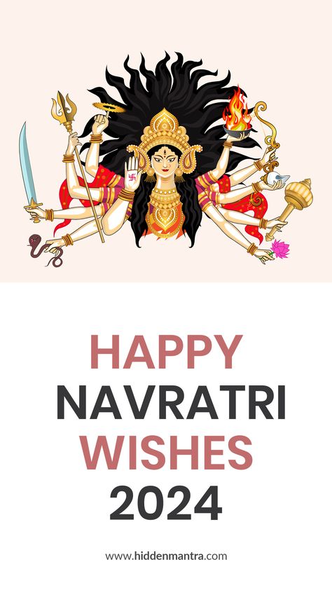 Best Happy Navratri Wishes, Messages, Quotes & Status for Your Loved Ones 2024 Happy Navratri Wishes, Navratri Wishes, Quotes Status, Messages Quotes, Happy Navratri, Maa Durga, Wishes Messages, Worship, Loved Ones