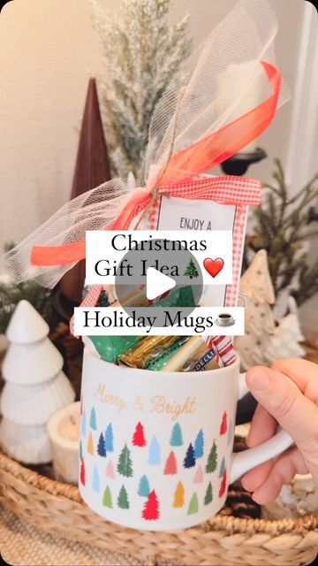 Kaycee Greer on Instagram: "4 Ways to gift Holiday Christmas mugs! Adding a little cheer inside is always a good idea! Happy Gifting🎄❤️☕️

⭐️Follow @thegiftstagram for more gift ideas! 
⭐️Comment link for the links to be sent to you! 

#christmas #christmasgifts #christmasgiftideas #christmasgiftguide #christmasgifting #gifts #giftideas #giftwrapping #giftgiving #giftingsolutions #series #giftseries #tips #tipsandtricks #giftguide #giftshopping #giftexchange  #holidayseason #holidaygifts #holidaygifting #holidaygiftideas  #giftshopping 
#giftexchange #hostgift #christmasmugs #coffee #hotchocolate" Coffee Cup Christmas Gifts Diy, Holiday Mug Gift Ideas, Mug Gifts Ideas Filled Christmas, Mug Exchange Ideas, Mug Fillers Gift Ideas, Coffee Mug Christmas Gift Ideas Filled, Christmas Mug Exchange, Mug Gift Wrapping Ideas, Christmas Mug Gift Ideas Filled