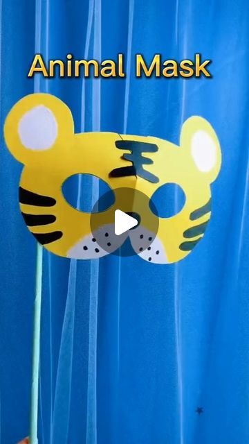 Cardboard Animal Mask Diy, Paper Mask Ideas, Diy Mask For Kids, Animals Masks For Kids Crafts, Diy Animal Masks For Kids, Animal Mask Ideas, Paper Masks For Kids, Animal Masks Craft, Animals Mask