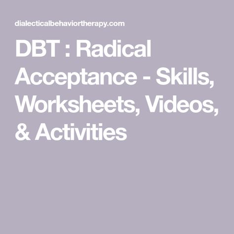 Radical Acceptance Dbt Activities, Radical Acceptance Activity, Radical Acceptance Dbt, Radical Acceptance Dbt Worksheet, Acceptance Activities For Kids, Social Work Worksheets, Dbt Worksheet, Journaling Worksheets, Dbt Group Activities