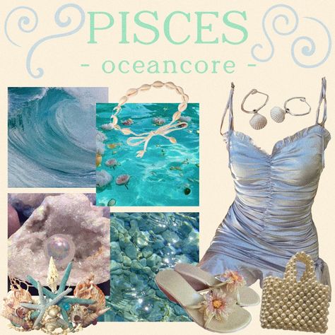 Sea Witch Aesthetic Fashion, Sea Witch Fashion, Dark Mermaid Aesthetic Outfit, Mermaid Aesthetic Art, Mermaid Core Aesthetic Outfits, Sea Witch Aesthetic Outfit, Oceancore Outfit, Oceancore Aesthetic, Aesthetic Art Journal