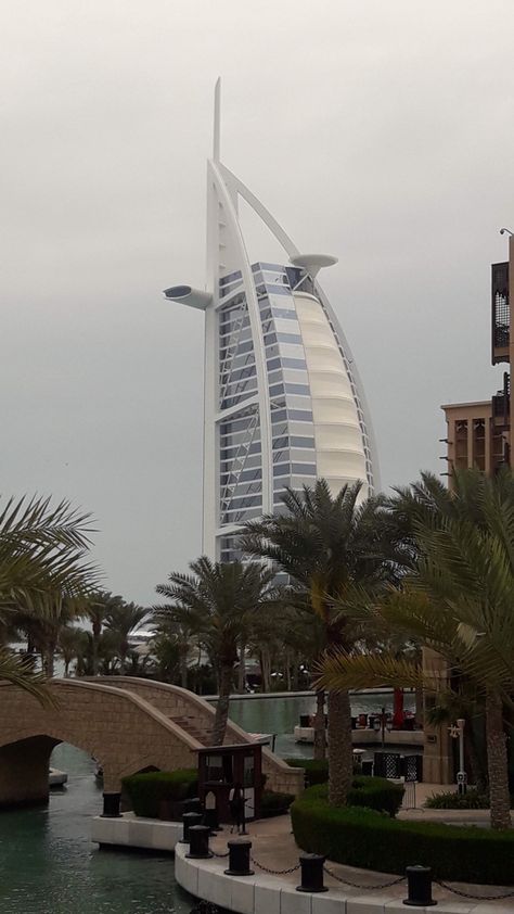 The Burj Al Arab is a luxury hotel located in the city of Dubai, United Arab Emirates. Burj Al Arab Aesthetic, Arab Aesthetic, Burj Al Arab, Dubai United Arab Emirates, Arab Emirates, United Arab Emirates, Luxury Hotel, The City, Dubai