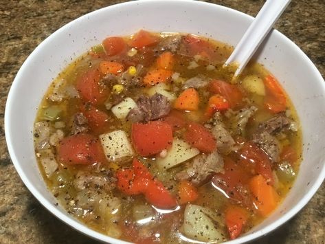 Cherokee Pepper Pot - STONED SOUP Cherokee Indian Recipes, Native American Food Recipes Authentic, Pepper Pot Soup Recipe, Cherokee Recipes, Bison Short Ribs, Cherokee Food, Poor Man Soup, Healthy Stew, Stews Recipes