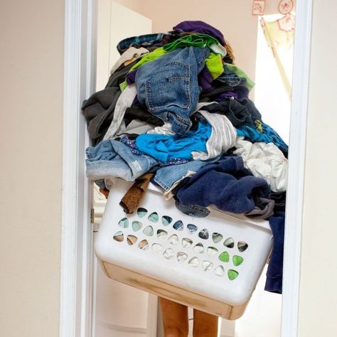 Chore Wars: 6 Clever Ways to Get Your Teen to Help Around the House (and Clean Their Bedroom) - Raising Teens Today Chores Aesthetic, Tiny House Laundry, Laundry Photoshoot, Logo Laundry, Throwing Clothes, Capcut Templates, Raised House, Laundry Business, Doing Chores