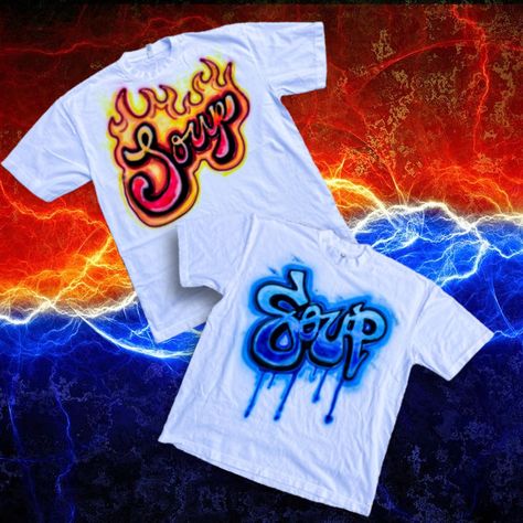 Airbrush Tees Airbrush Ideas, Bday Shirt, Design For Shirt, Airbrush T Shirts, Brush Design, Custom Airbrushing, Clean Space, Air Brush, Birthday Boy Shirts