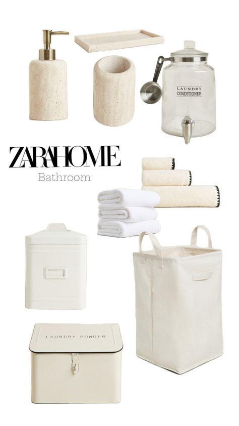 zara home bathroom decor Zara Home Bathroom, Laundry Powder, Home Bathroom, Laundry In Bathroom, Zara Home, Zara