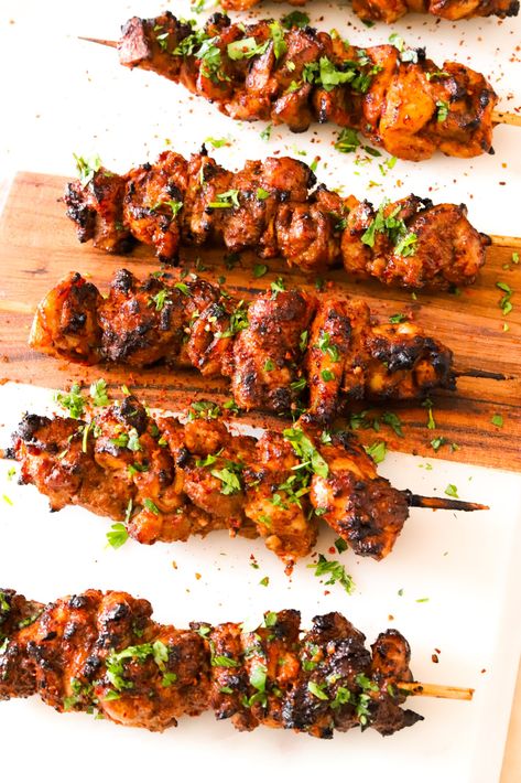 » Air Fryer Chicken Skewers