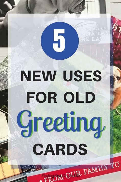 How To Use Old Greeting Cards, Old Greeting Cards Crafts, What To Do With Birthday Cards, Vintage Greeting Cards Crafts, Old Greeting Cards What To Do With, Old Cards What To Do With, What To Do With Old Greeting Cards, Old Christmas Card Crafts, Upcycle Cards