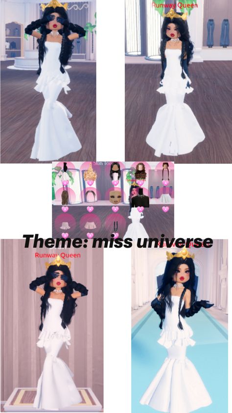 Miss Universe Dresses, Barbie Fashion Sketches, Roblox Dress, Miss Universe, Hand Art Drawing, Hand Art, Fashion Sketches, Barbie Fashion, Dress To Impress