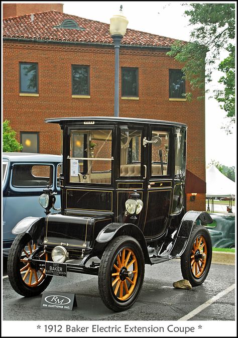 1912 Baker Electric | All of my classic car photos can be fo… | Flickr Old Vehicles Vintage Cars, Old Classic Cars Vintage, Old Vehicles, 1920s Car, Plymouth Michigan, Slammed Trucks, Veteran Car, Old Vintage Cars, Antique Car