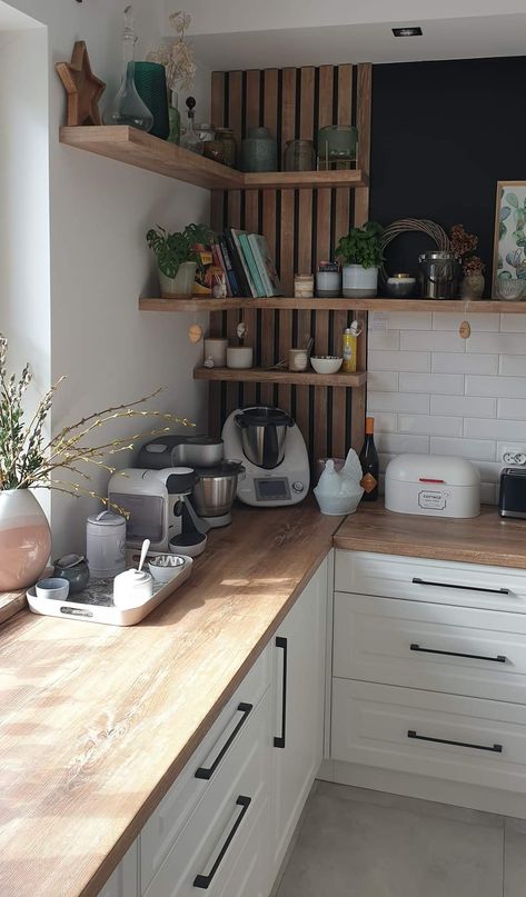 Kitchen Room Design, Kitchen Inspiration Design, Tiny Kitchen, Ideas Home, Kitchen Home, Design Case, Kitchen Style, Diy Kitchen, Home Decor Kitchen