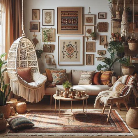 Small Boho Living Room, Boho House Interior, Boho Style Interior, Boho Interiors, Boho House, Boho Interior, Boho Living Room, Living Room Inspo, Interior Design Tips