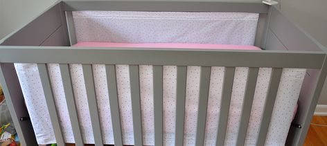 DIY Crib Liner For Solid End Cribs Braided Bumper For Crib, Diy Braided Crib Bumper, Crib Bumper Tutorial, Crib Bumper Diy, Black And White Crib, Braided Bumper, Crib Diy, Alternative Diy, Braided Crib Bumper