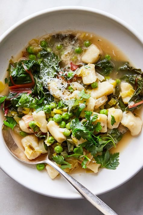 Gnocchi Peas, Nytimes Cooking, Braised Greens, Leek Recipes, Melissa Clark, Nyt Cooking, Most Popular Recipes, Chard, Popular Recipes