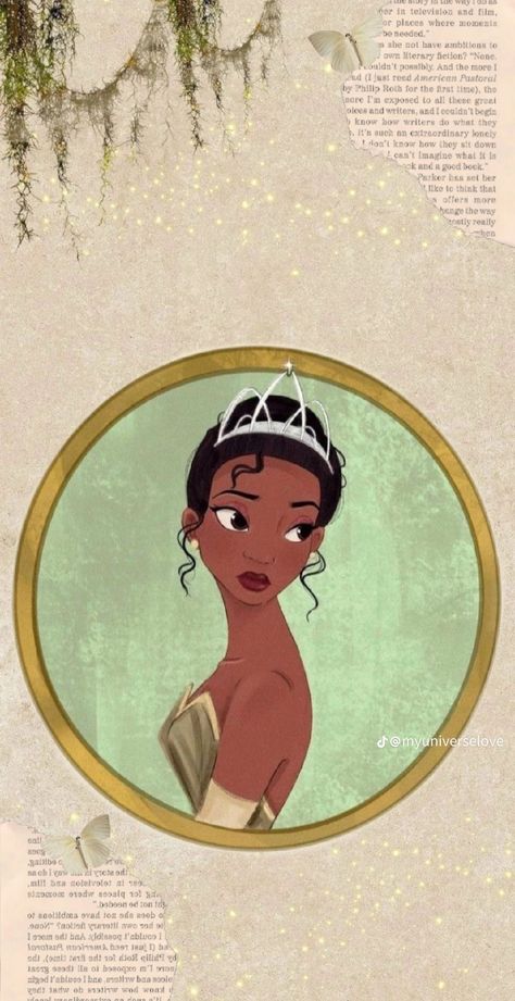 Princess Tiana Wallpaper, Tiana Wallpaper, Tiana Disney, Whats Wallpaper, Princesa Tiana, Frog Wallpaper, Disney Princess Artwork, Disney Icons, Princess Wallpaper