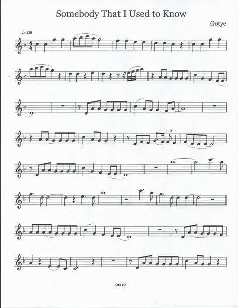 Flute & Tenor Sax Sheet Music :): Somebody That I Used to Know Jazz Flute Sheet Music, Kahoot Music Flute, Saxophone Sheet Music Alto, Alto Saxophone Sheet Music Popular, Somebody That I Used To Know, Piccolo Aesthetic, B Flat Clarinet Sheet Music, Flute Sheet Music Popular Songs, Violin Music Sheets