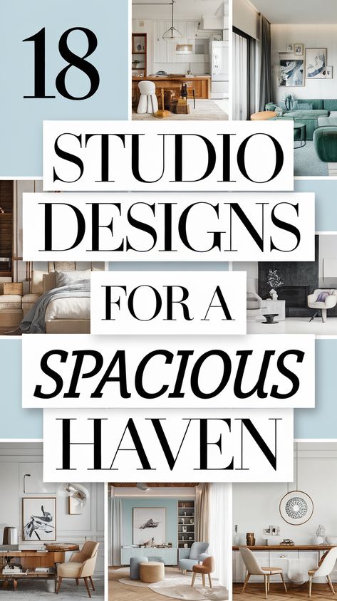 18 Studio Apartment Designs to Turn Your Compact Space into a Welcoming Oasis! Studio Hacks, Studio Apartment Design, Apartment Designs, Innovative Furniture, Studio Apartment Layout, Compact Living, Feel Like Home, Space Saving Solutions, Small Studio