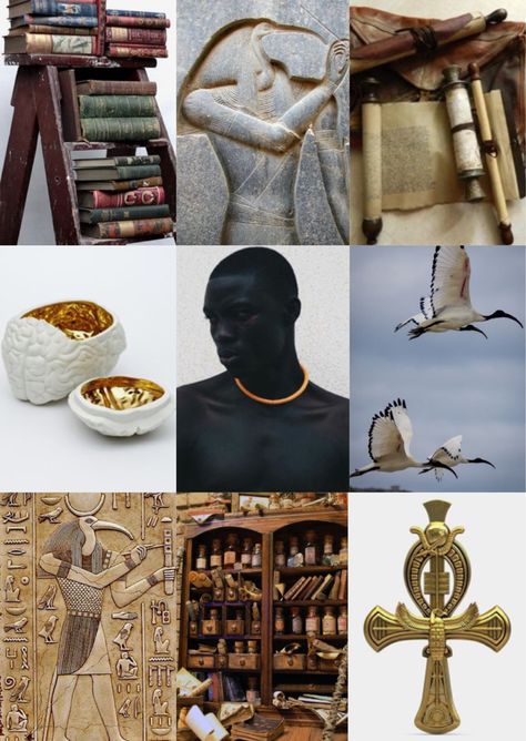 Thoth was the deity of scribes and god of knowledge aesthetic inspiration Scribe Aesthetic, Thoth God, Thoth Egyptian God, Underwater Kiss, God Of Knowledge, Egypt Aesthetic, Goddess Aesthetic, Egyptian Mythology, Worship God