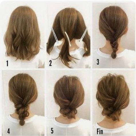 Updo Casual, Hairstyles Down, Easy Updos For Medium Hair, Updo Bridesmaid, Up Dos For Medium Hair, Hairstyles For, Updos For Medium Length Hair, Hair Bridesmaid, Super Hair