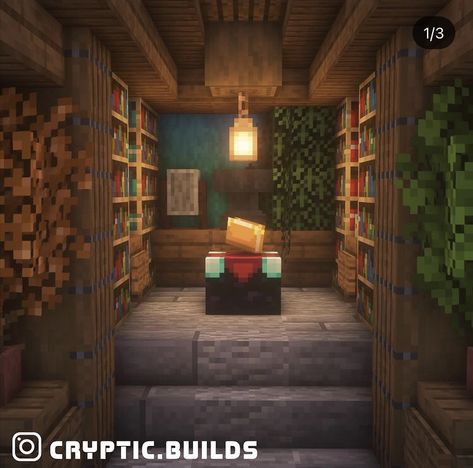 Minecraft Basement Interior, Cave House Interior Minecraft, Minecraft Workstation Ideas, Minecraft Cozy Room, Minecraft Witch House Ideas Interior, Minecraft Furnace Room Ideas, Furnace Area Minecraft, Minecraft Base Interior Ideas, Minecraft Cave Bedroom