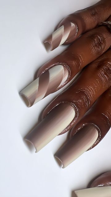 Dip Nail Ideas, Nail Ideas For 2023, Fall Dip, Virgo Rising, Fall Ombre, Brown Nails Design, Dip Nail, Brown Acrylic, Spring Nail Trends