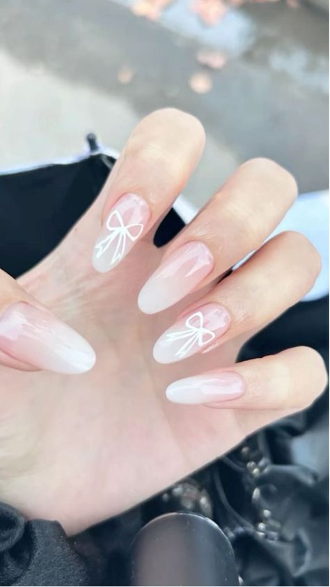 🌸 PRETTY VALENTINE'S NAILS FOR DATE NIGHT 🌸 Nails For Date Night, Heart Nail Art Designs, Pink Ribbon Nails, Clear Glitter Nails, Night Heart, Unique Nail Art, Band Nails, Milky Nails, Hello Nails