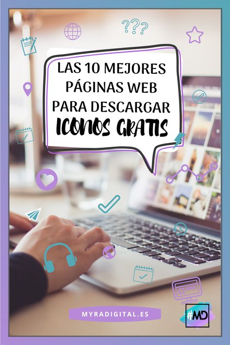 En este artículo encontrarás una recopilación de las 10 mejores páginas para descargar iconos, para que puedas optimizar tu tiempo y encontrar, lo antes posible, ese icono que buscas. Digital Marketing, Marketing, Design, Art