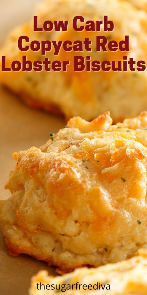 Copycat Red Lobster Biscuits, Bread For Dinner, Copycat Red Lobster, Lobster Biscuits, Red Lobster Biscuits, Healthy Low Fat Recipes, Dinner Recipes Healthy Low Carb, Low Carb Biscuit, Low Carb Low Fat Recipes