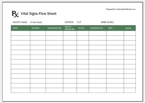 Daily, Weekly  Monthly Vital Signs Sheet | Printable Medical Forms, Letters  Sheets Vital Signs Chart Printable, Vitals Chart, Vitals Sheet, Vital Signs Chart, Vital Signs Nursing, S Template, Nurse Brain Sheet, Lion King Poster, Nurse Brain