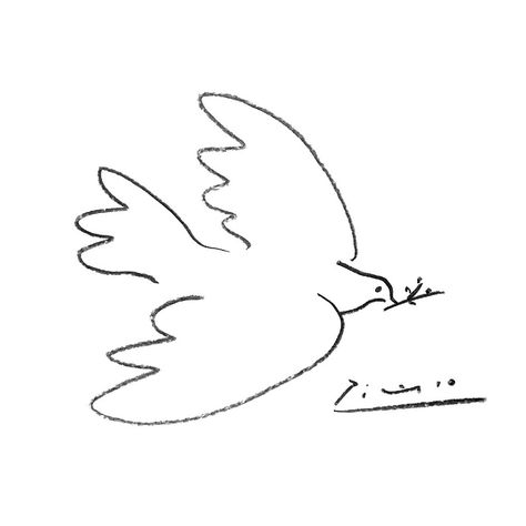 Dove Of Peace Tattoo, Peace Tattoo, Dove Of Peace, Pablo Picasso