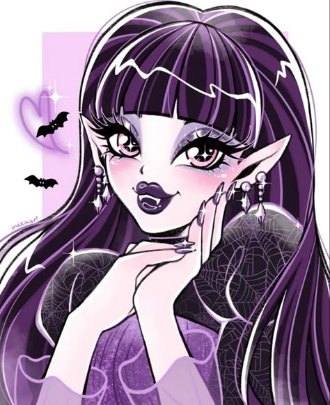 Elisa Bat Monster High, Ellisabat Monster High, Elissabat Pfp, Elissabat Fanart, Elissabat Icon, Elissabat Monster High, Ever After High Names, Arte Monster High, Monster High Pictures