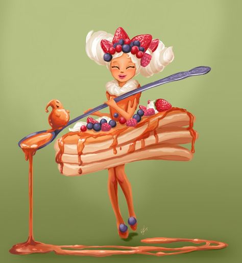 ArtStation - Candy people - Character Illustration, Nadia Luongo Candy People Art, Food People Art, Candyland People, Candy People Character Design, Cotton Candy Character, Candy Character Design, Food Character Design, Mountain Character, Candy Character