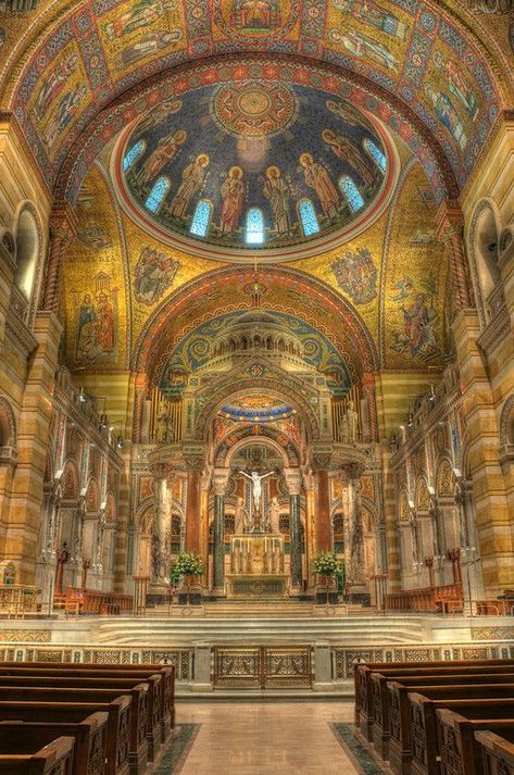 Christian Culture, Church Aesthetic, Cathedral Basilica, Church Pictures, Cathedral Architecture, Sacred Architecture, Church Interior, Religious Architecture, Old Churches