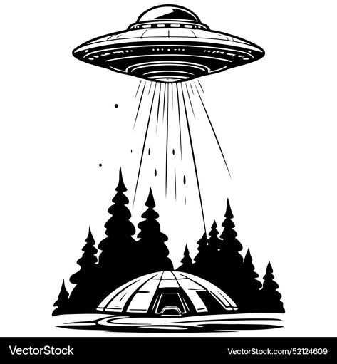 Ufo Drawing, Ufo Illustration, Outline Cartoon, Line Vector, Line Drawings, Line Drawing, Still Life, Png Images, Vector Images