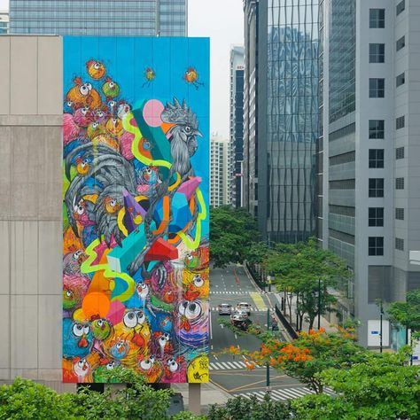 Check out the Instagrammable Street Art & Murals in BGC | Point and Shoot + Wanderlust Instagrammable Walls, Public Place, Mural Painting, Small Paintings, Perfect Place, Wall Murals, Street Art, Mural, Art