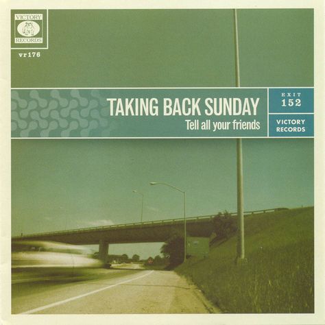 Taking Back Sunday - Tell All Your Friends (2002) Portfolio Moodboard, Best Album Covers, Childhood Core, Taking Back Sunday, Happy 10th Anniversary, Words Art, Favorite Albums, Dorm Posters, Record Sleeve