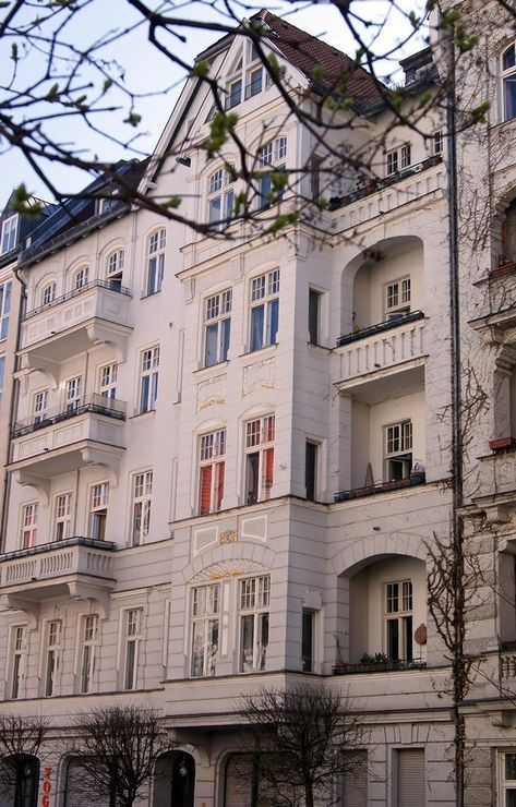 Berlin Buildings, Apartments Exterior, Window Views, Apartment Exterior, Berlin Apartment, Berlin City, Berlin Berlin, Mid Century Architecture, Apartment Aesthetic