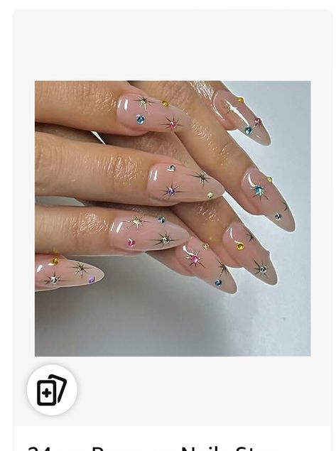 Nails Almond Short, Nails Inspiration Classy, Nails Colorful, Nails Chrome, Short Fake Nails, Press On Nails Medium, Nails Nude, Short Almond, Fake Nails With Glue