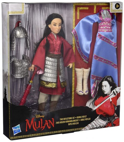 Disney Mulan Two Reflections Set doll Top Disney Movies, Mulan 2020, Best Disney Animated Movies, Mulan Doll, Disney Princess Mulan, Hero Outfit, Mulan Movie, Princess Mulan, Disney Live Action Movies