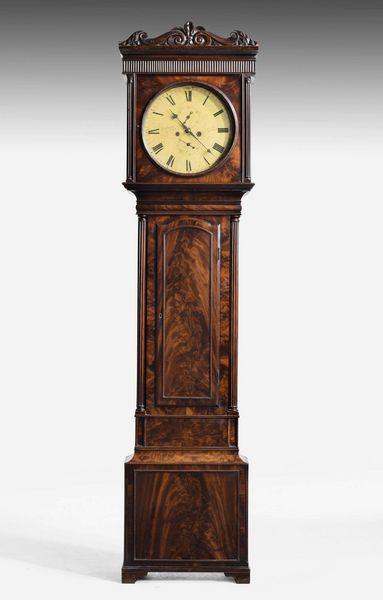 Early 19th Century Mahogany Longcase Clock by Alexander Ralston 19th Century Furniture, 1800 Furniture, Clock Animation, Coocoo Clock, Antique Grandfather Clock, Nutcracker Design, Windsor House, Fluted Columns, Miniature Ideas