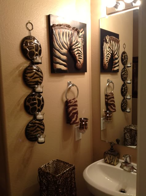 Safari Bathroom Cheetah Print Bathroom, Leopard Bathroom Decor, Zebra Print Bathroom, African Bathroom, Safari Bathroom, African Safari Decor, Animal Print Bathroom, Jungle Bathroom, Safari Bedroom